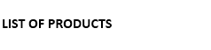 List of spare parts